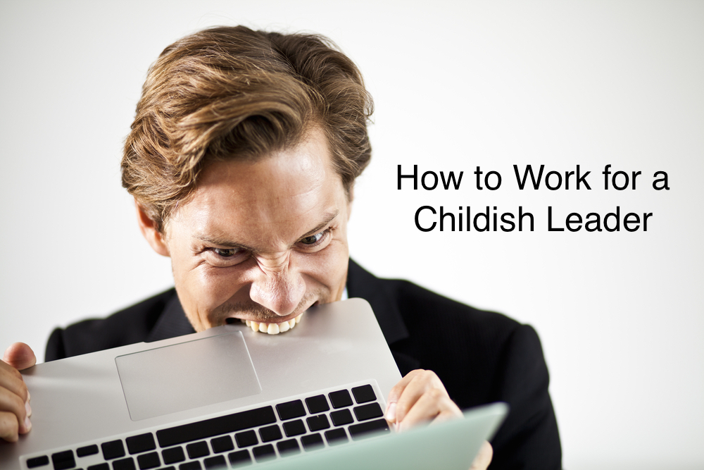 What do you do when your leader is too childish? Try these tips