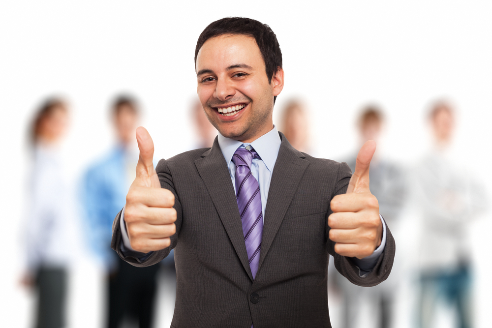 boss giving two thumbs up