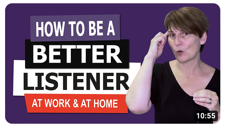 Thumbnail for How to Be A Better Listener Video
